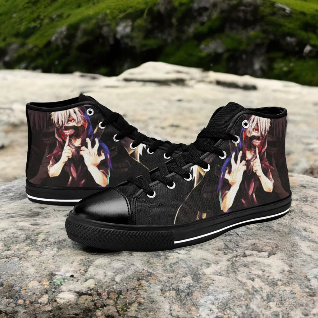 Tokyo Ghoul Ken Kaneki Custom High Top Sneakers Shoes