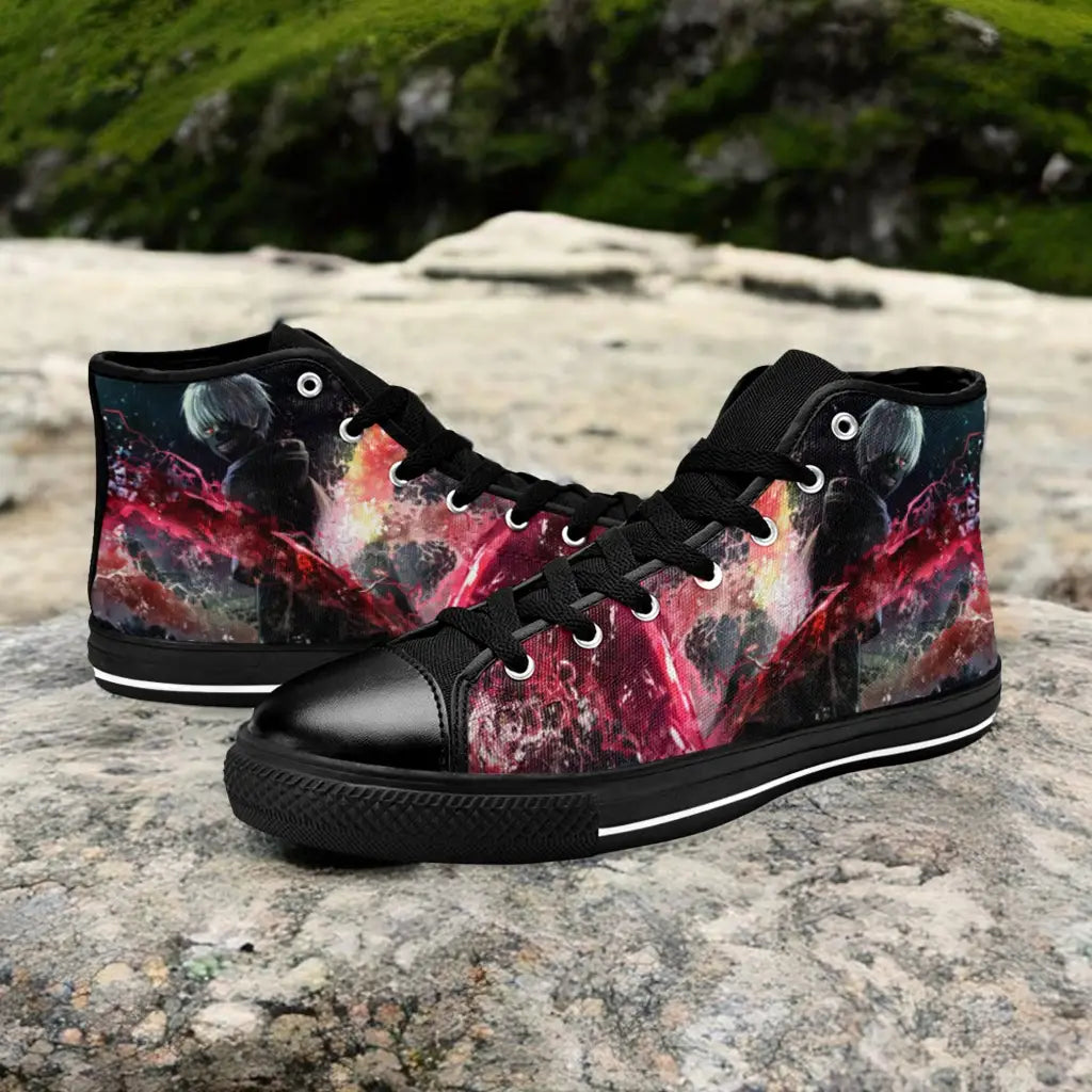 Tokyo Ghoul Ken Kaneki Custom High Top Sneakers Shoes