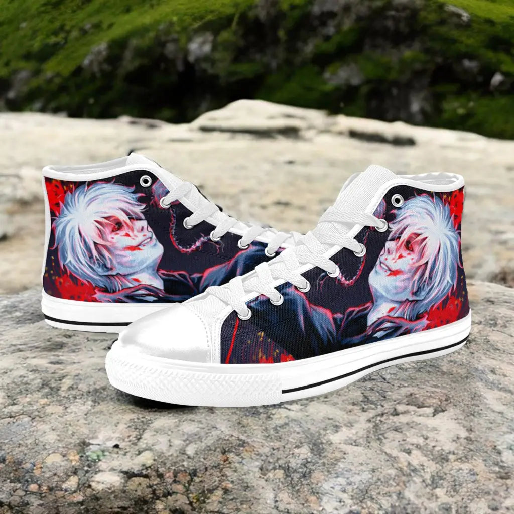 Tokyo Ghoul Ken Kaneki Custom High Top Sneakers Shoes