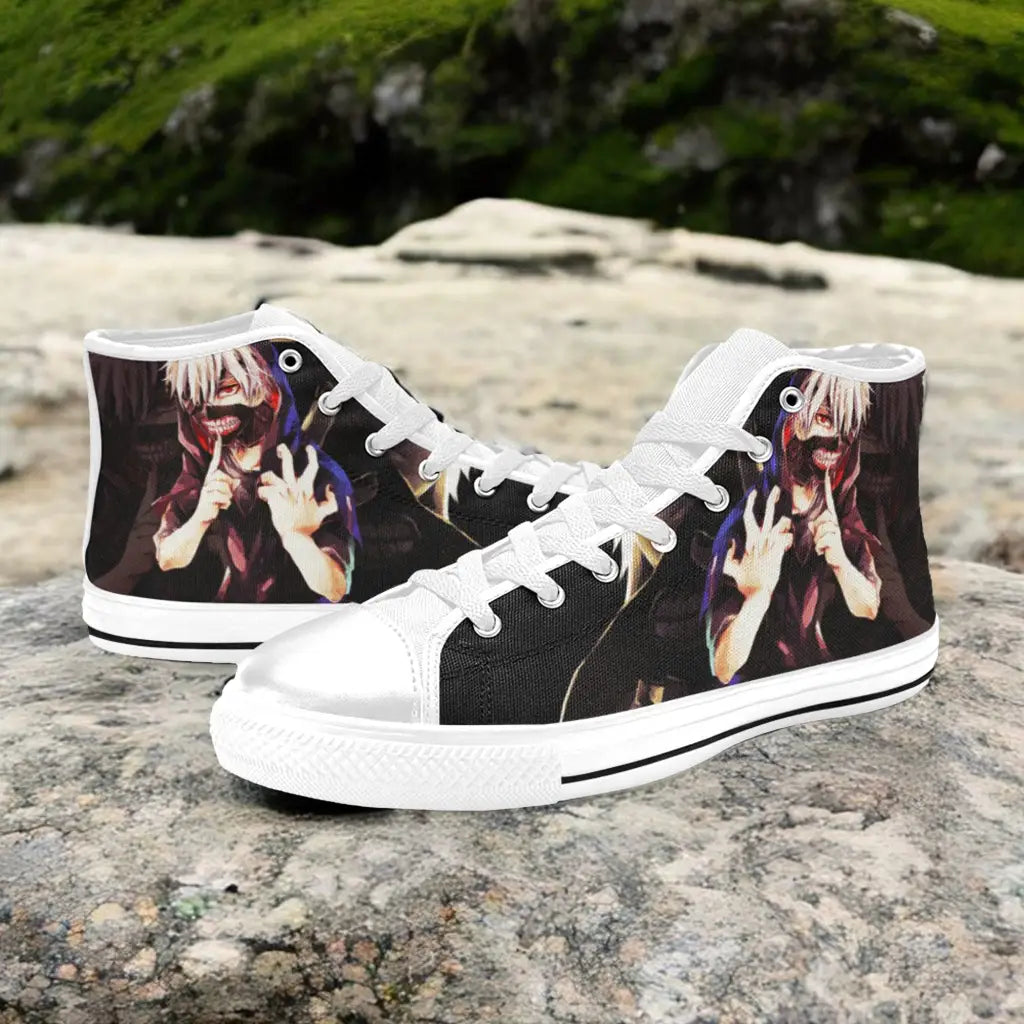 Tokyo Ghoul Ken Kaneki Custom High Top Sneakers Shoes