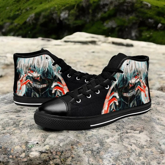 Tokyo Ghoul Ken Kaneki Custom High Top Sneakers Shoes