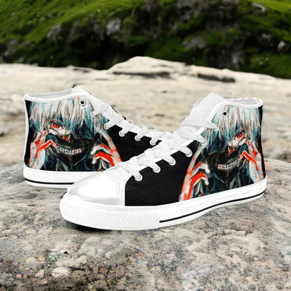 Tokyo Ghoul Ken Kaneki Custom High Top Sneakers Shoes