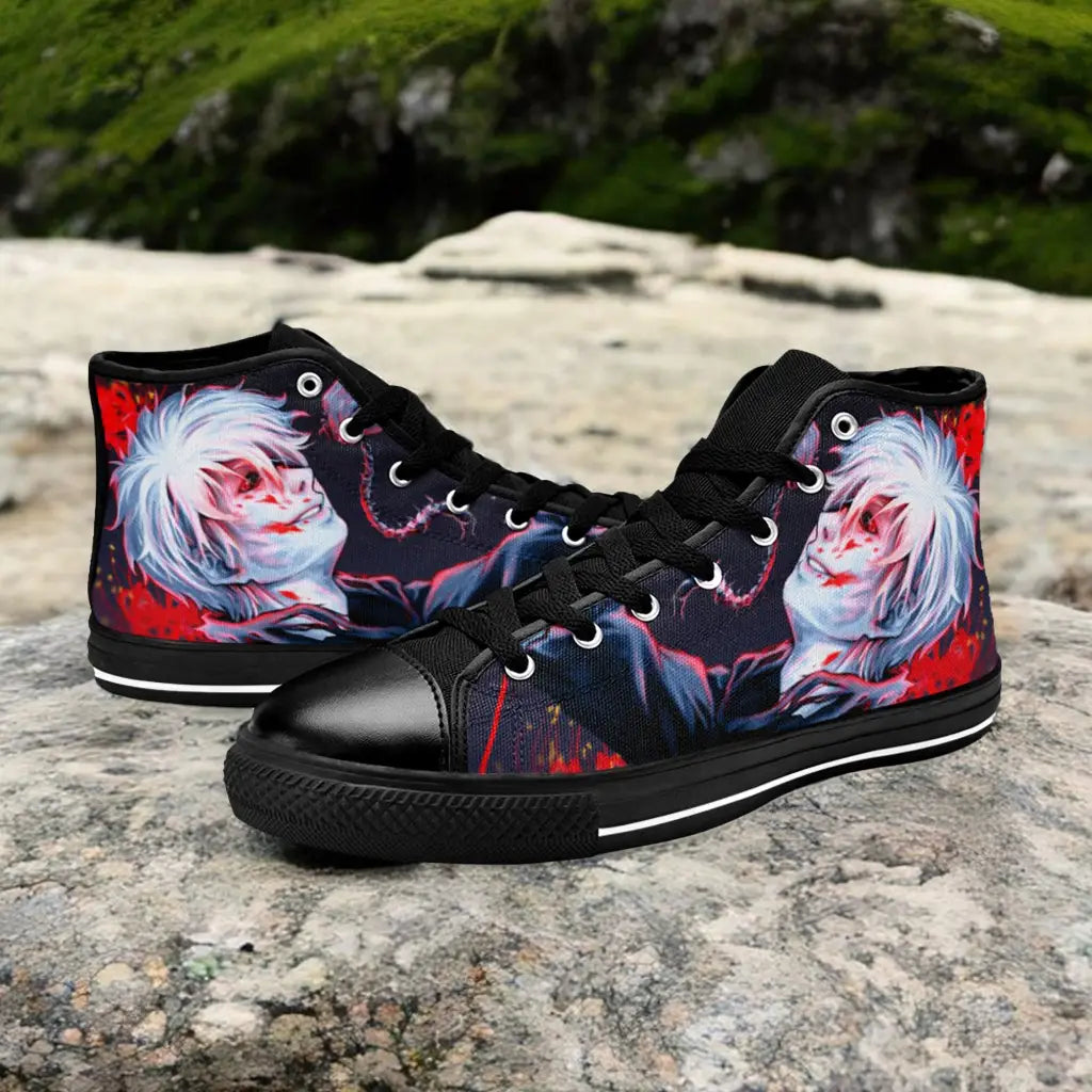 Tokyo Ghoul Ken Kaneki Custom High Top Sneakers Shoes