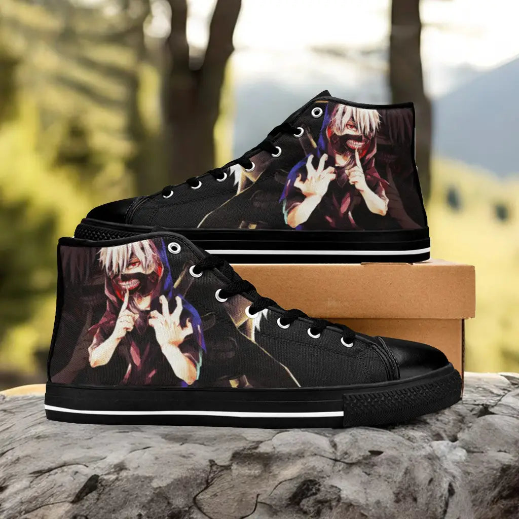 Tokyo Ghoul Ken Kaneki Custom High Top Sneakers Shoes