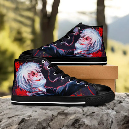 Tokyo Ghoul Ken Kaneki Custom High Top Sneakers Shoes