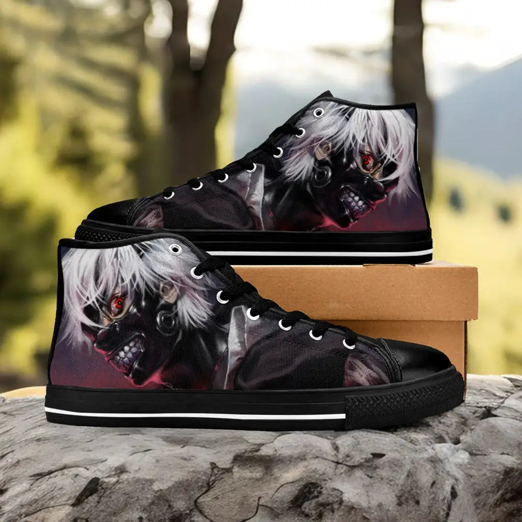 Tokyo Ghoul Ken Kaneki Custom High Top Sneakers Shoes