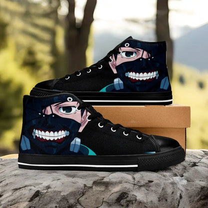 Tokyo Ghoul Ken Kaneki Custom High Top Sneakers Shoes