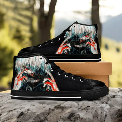 Tokyo Ghoul Ken Kaneki Custom High Top Sneakers Shoes