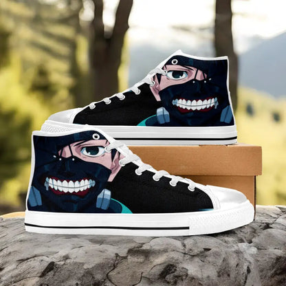 Tokyo Ghoul Ken Kaneki Custom High Top Sneakers Shoes