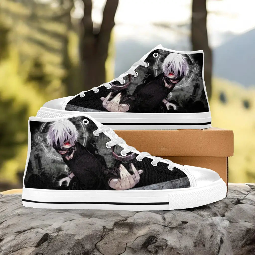 Tokyo Ghoul Ken Kaneki Custom High Top Sneakers Shoes