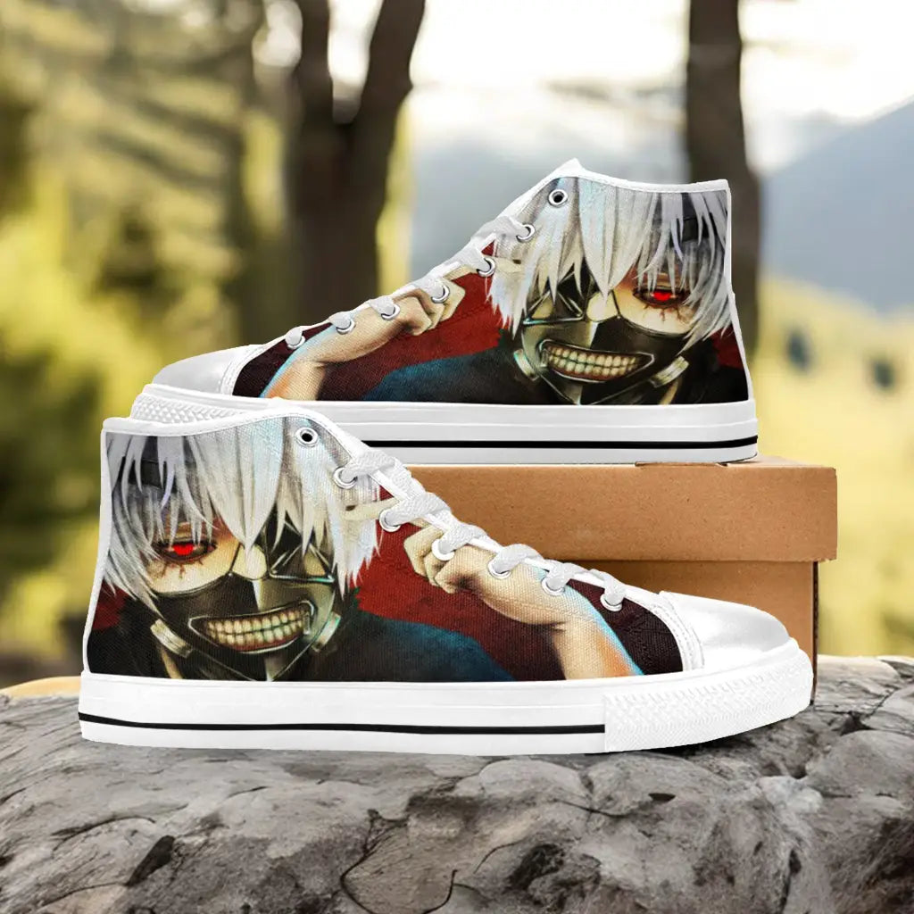 Tokyo Ghoul Ken Kaneki Custom High Top Sneakers Shoes