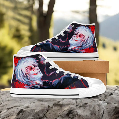 Tokyo Ghoul Ken Kaneki Custom High Top Sneakers Shoes