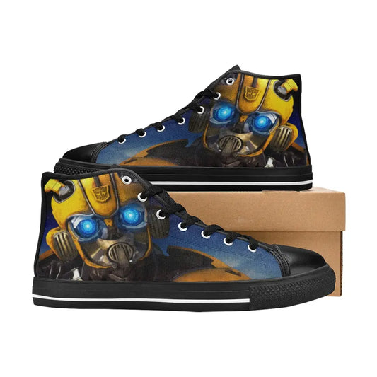 Transformers Shoes Bumblebee Prime Shoes High Top Sneakers