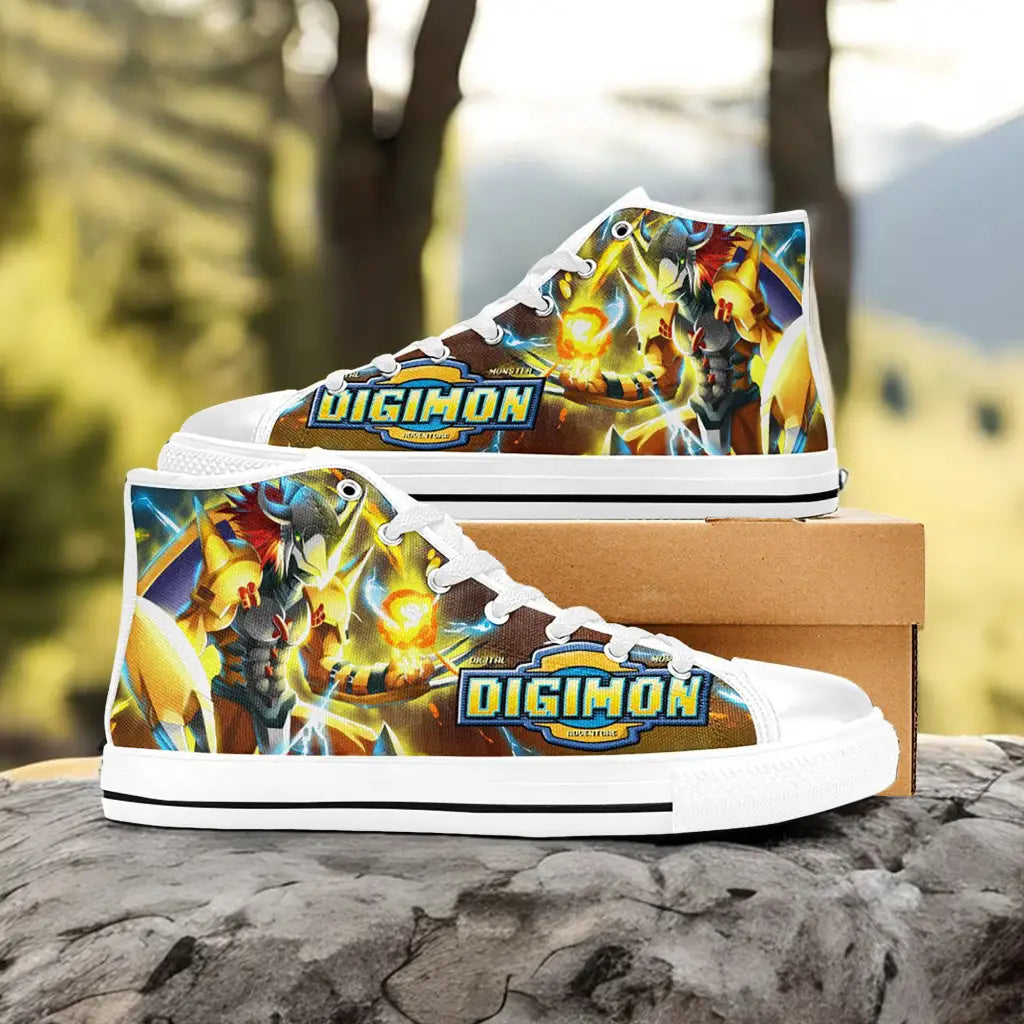 Wargreymon Digimon Adventure Custom High Top Sneakers Shoes