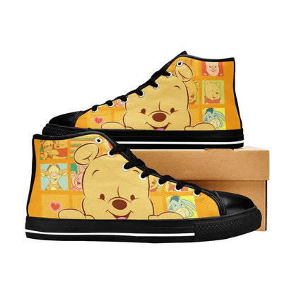 Winnie the pooh Custom High Top Sneakers Shoes