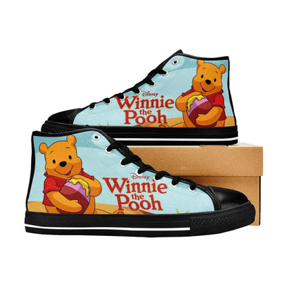 Winnie the pooh Custom High Top Sneakers Shoes