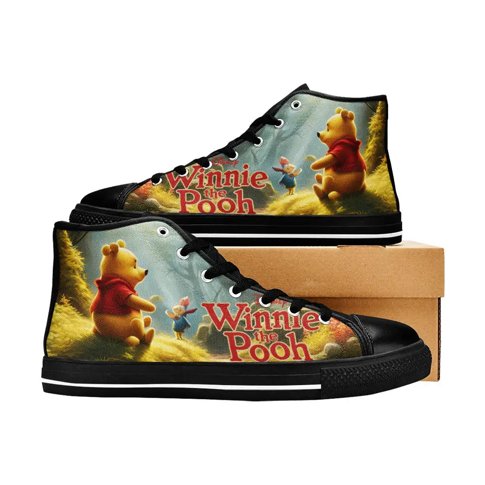 Winnie the pooh Custom High Top Sneakers Shoes