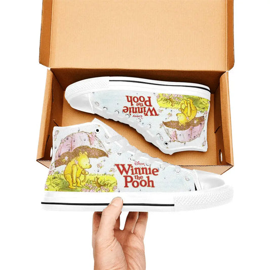 Winnie the pooh Custom High Top Sneakers Shoes