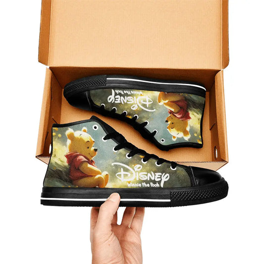 Winnie the pooh Custom High Top Sneakers Shoes