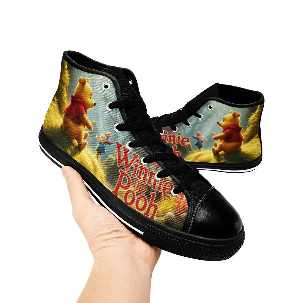 Winnie the pooh Custom High Top Sneakers Shoes