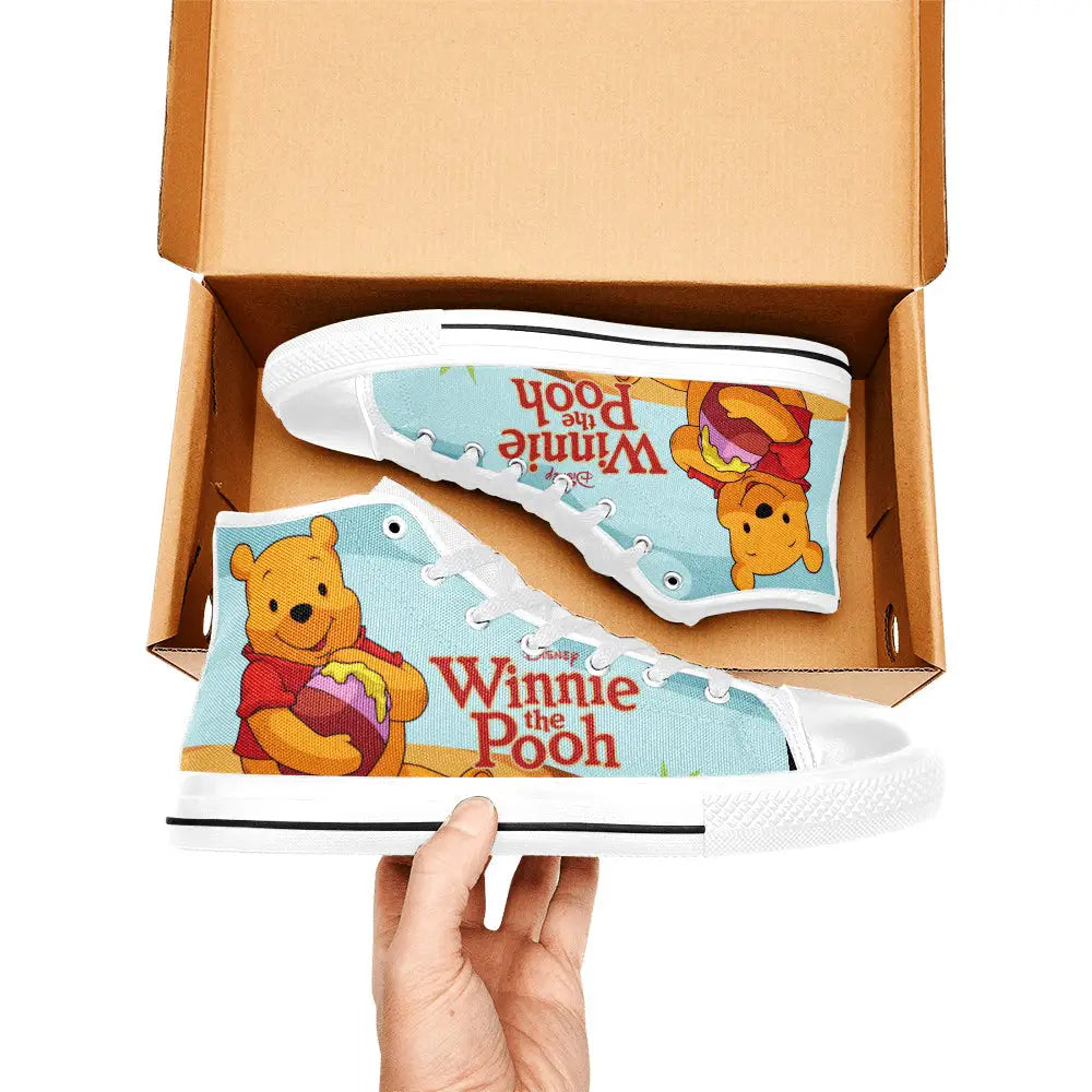 Winnie the pooh Custom High Top Sneakers Shoes