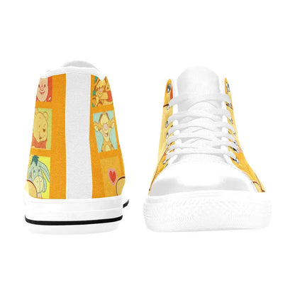 Winnie the pooh Custom High Top Sneakers Shoes