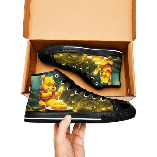 Winnie the pooh Custom High Top Sneakers Shoes