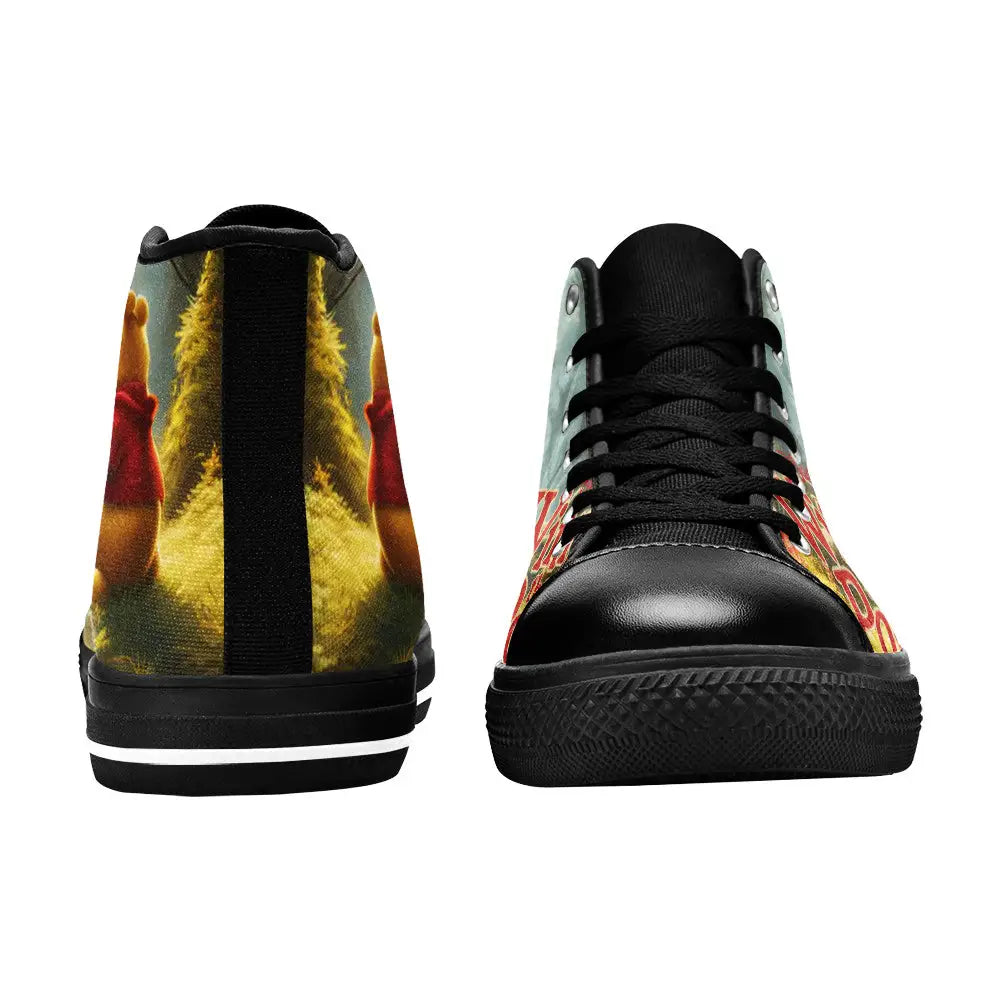 Winnie the pooh Custom High Top Sneakers Shoes