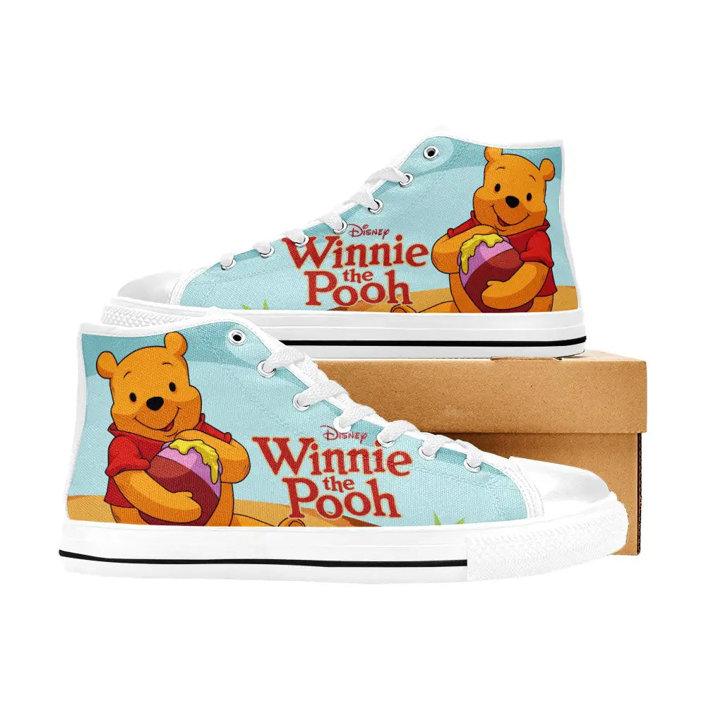 Winnie the pooh Custom High Top Sneakers Shoes