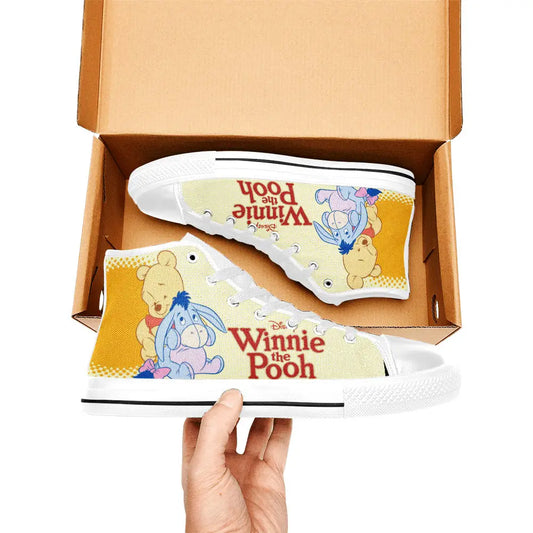 Winnie the pooh eeyore Custom High Top Sneakers Shoes