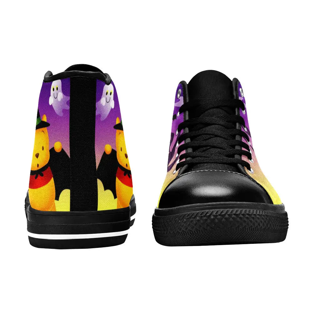 Winnie the pooh Halloween Custom High Top Sneakers Shoes