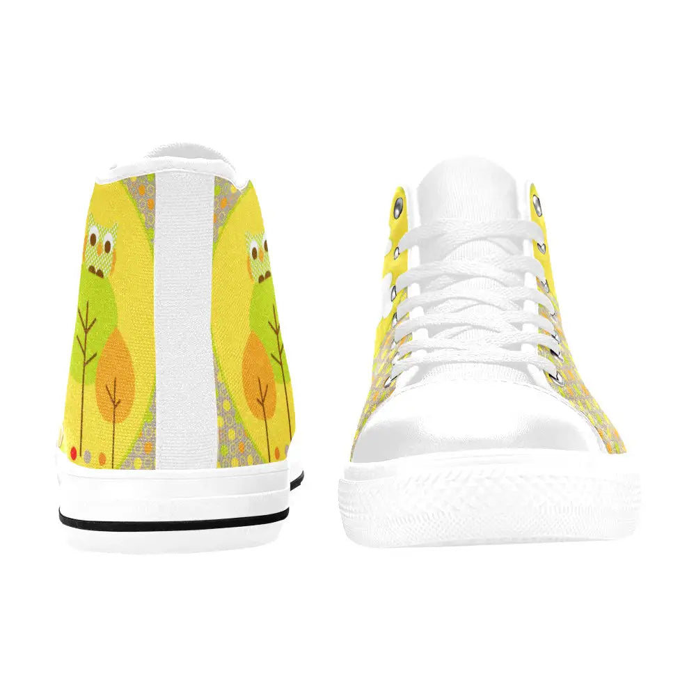 Winnie the pooh owl Custom High Top Sneakers Shoes