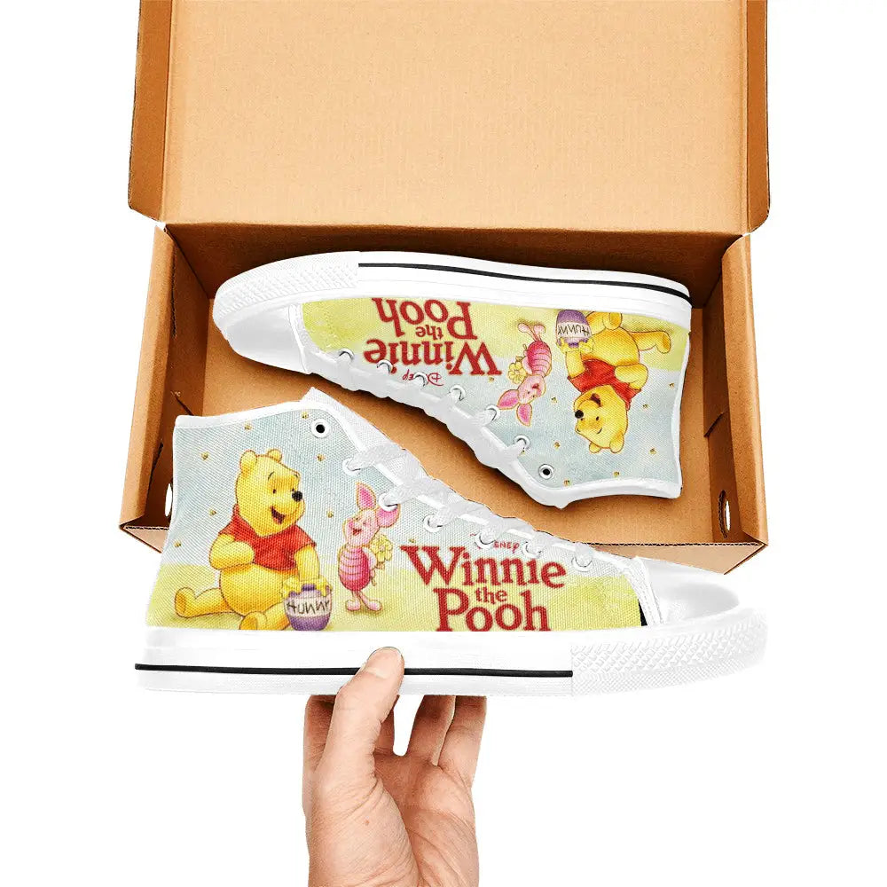 Winnie the pooh Piglet Custom High Top Sneakers Shoes