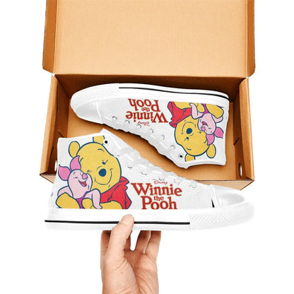 Winnie the pooh Piglet Custom High Top Sneakers Shoes