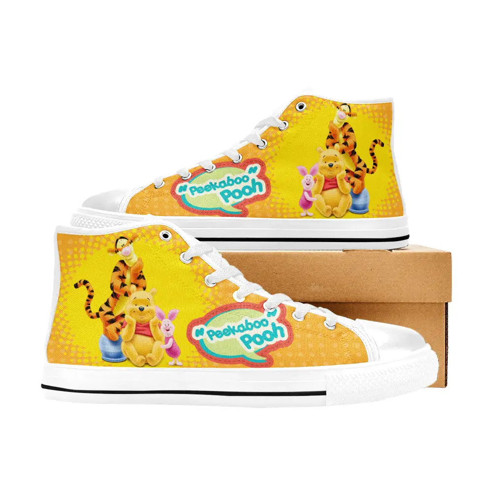 Winnie the pooh piglet tigger Custom High Top Sneakers Shoes