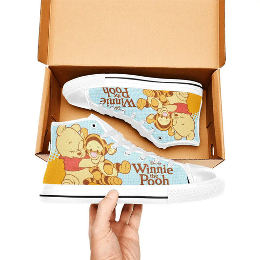 Winnie the pooh Tiger Custom High Top Sneakers Shoes