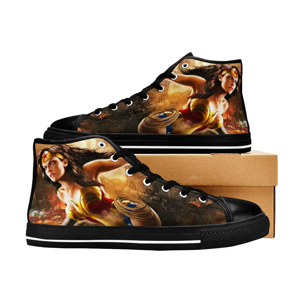 Wonder Woman Custom High Top Sneakers Shoes