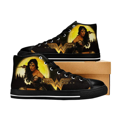 Wonder Woman Custom High Top Sneakers Shoes