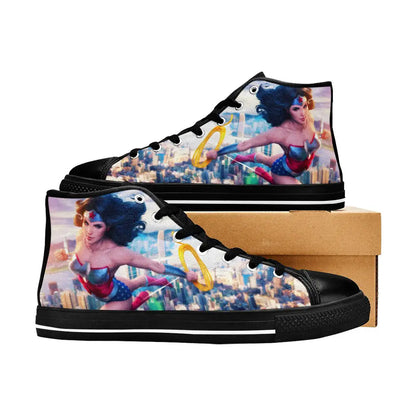 Wonder Woman Custom High Top Sneakers Shoes