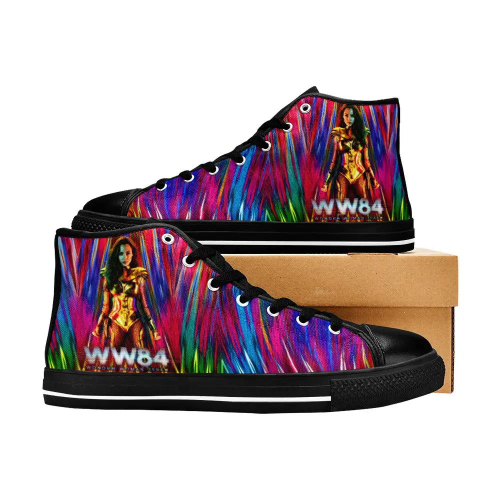 Wonder Woman Custom High Top Sneakers Shoes