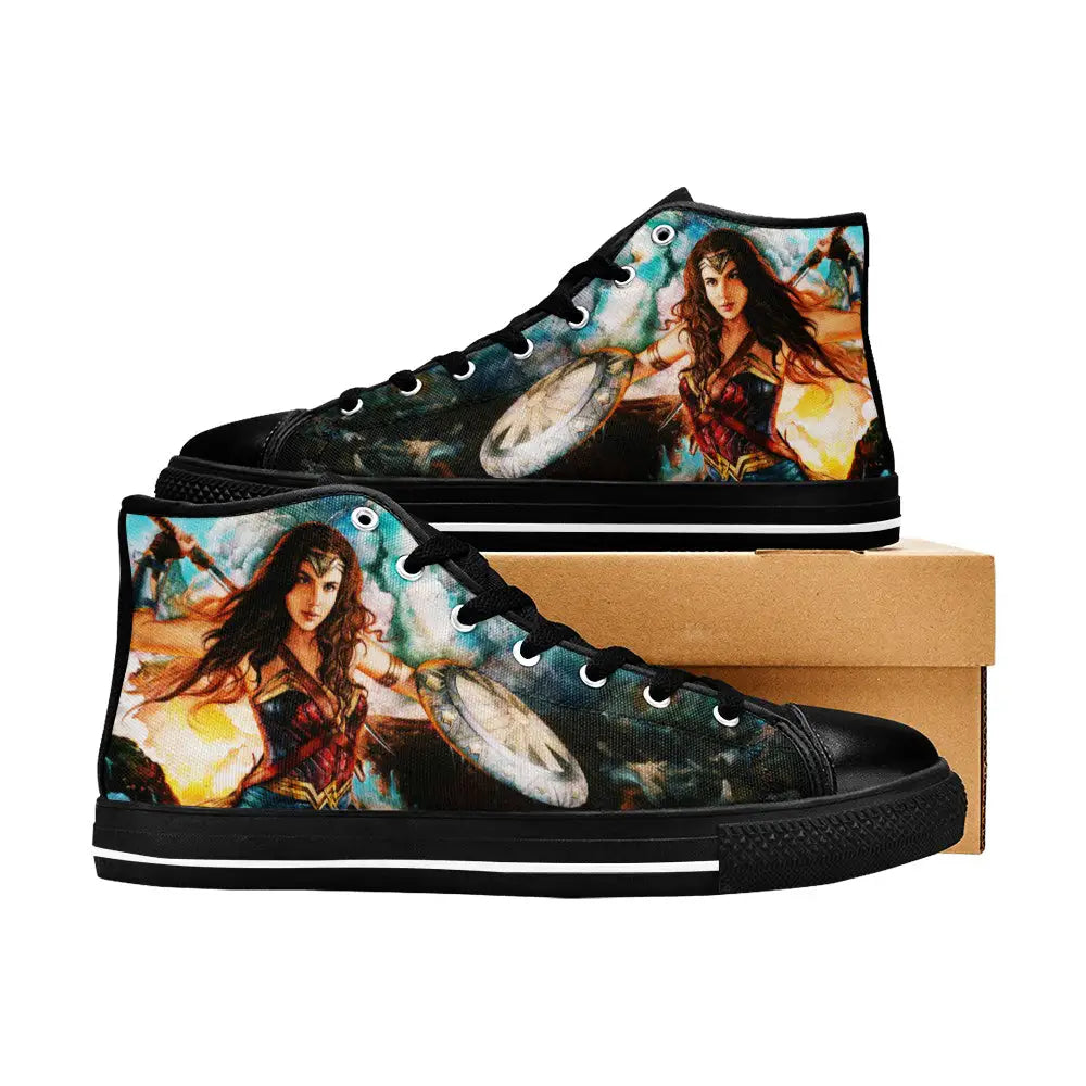 Wonder Woman Custom High Top Sneakers Shoes