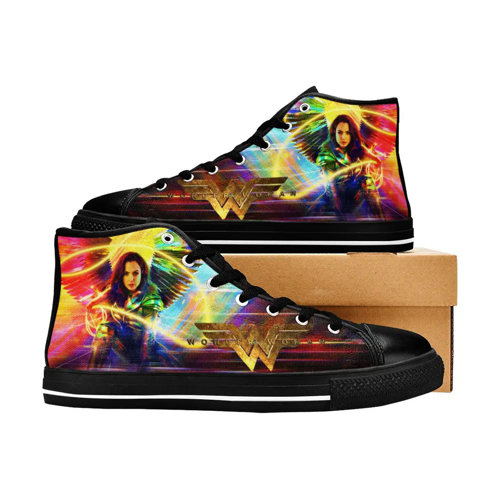 Wonder Woman Custom High Top Sneakers Shoes