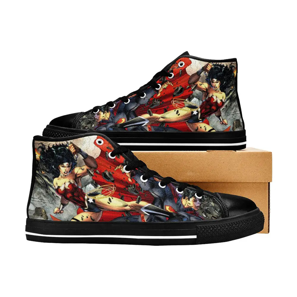 Wonder Woman Custom High Top Sneakers Shoes