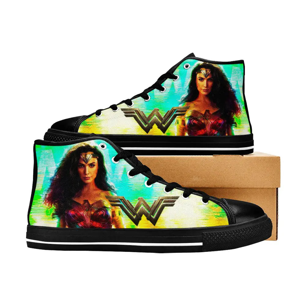 Wonder Woman Custom High Top Sneakers Shoes