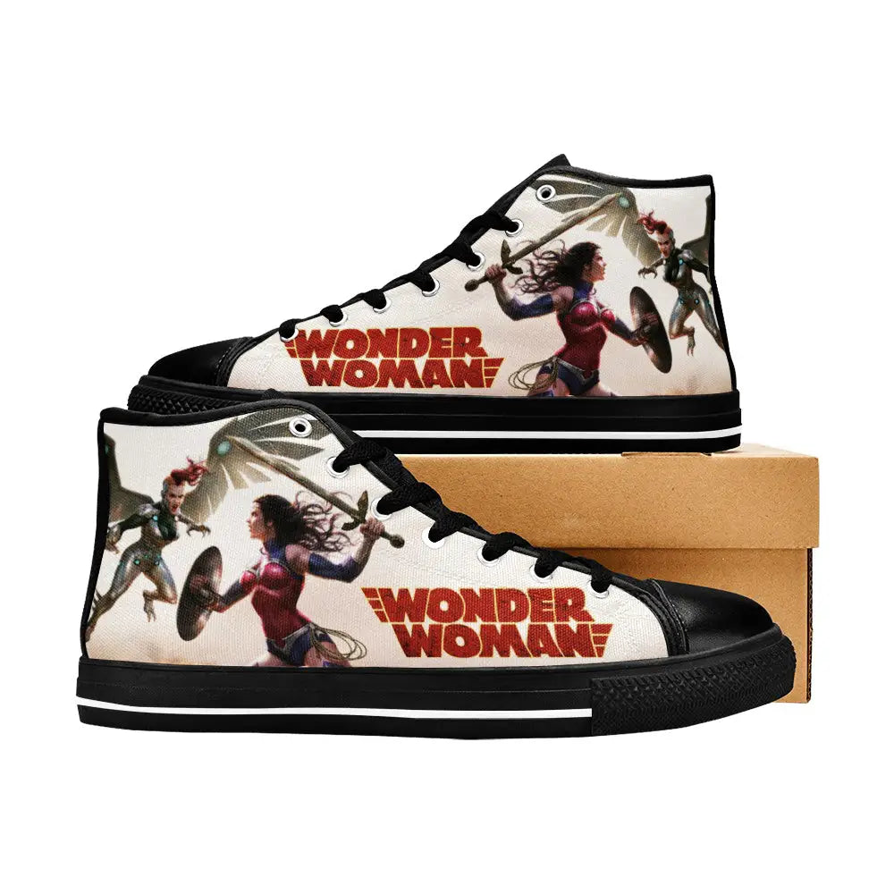 Wonder Woman Custom High Top Sneakers Shoes