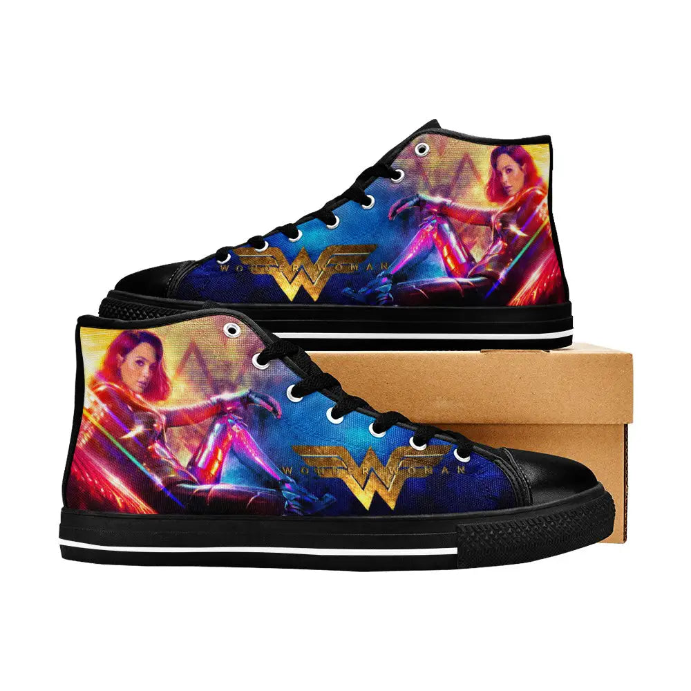 Wonder Woman Custom High Top Sneakers Shoes