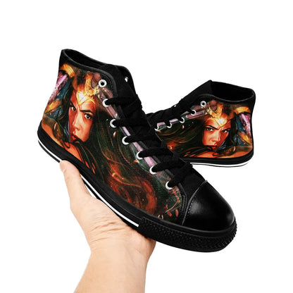 Wonder Woman Custom High Top Sneakers Shoes