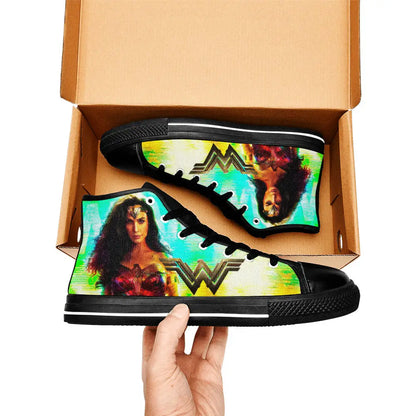 Wonder Woman Custom High Top Sneakers Shoes