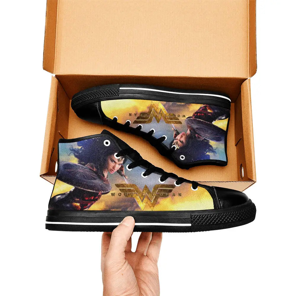 Wonder Woman Custom High Top Sneakers Shoes