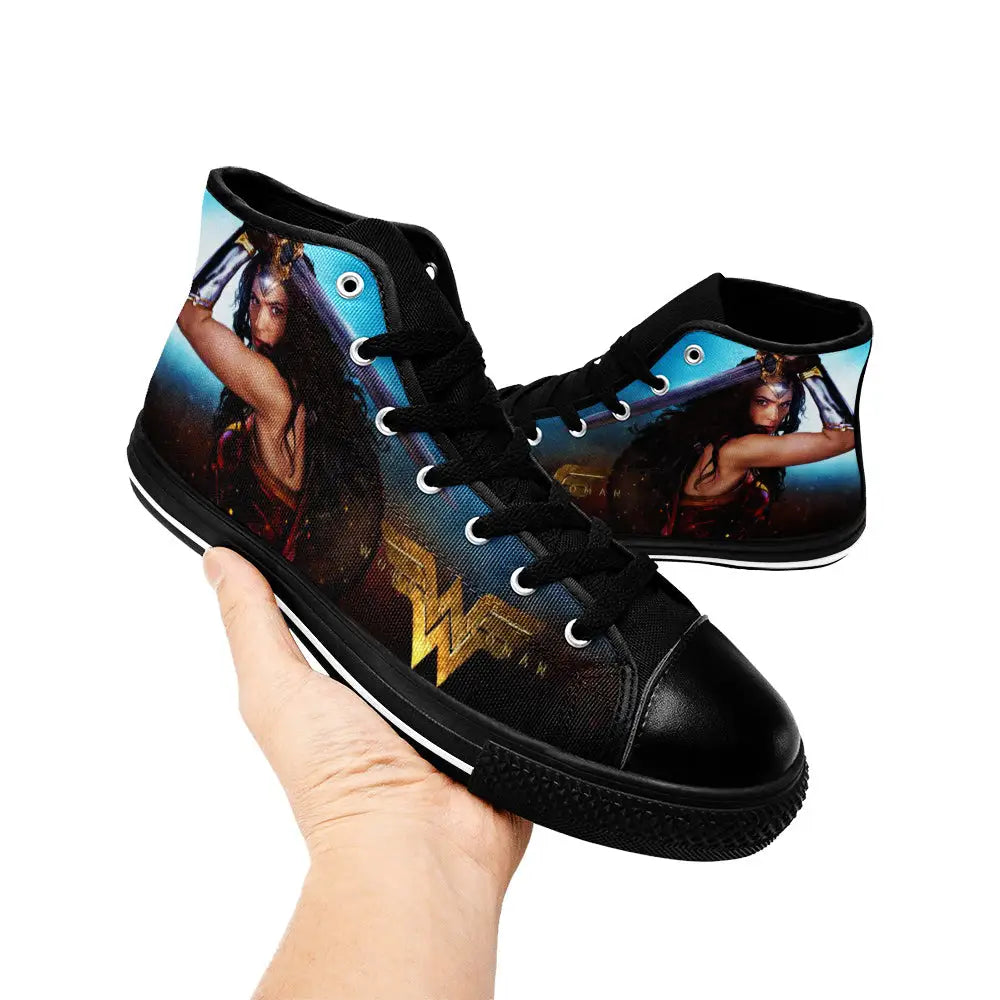 Wonder Woman Custom High Top Sneakers Shoes